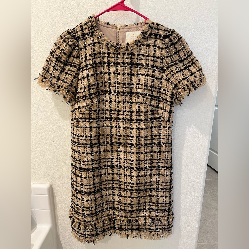 Kate Spade tweed two tone dress - Picture 3 of 8